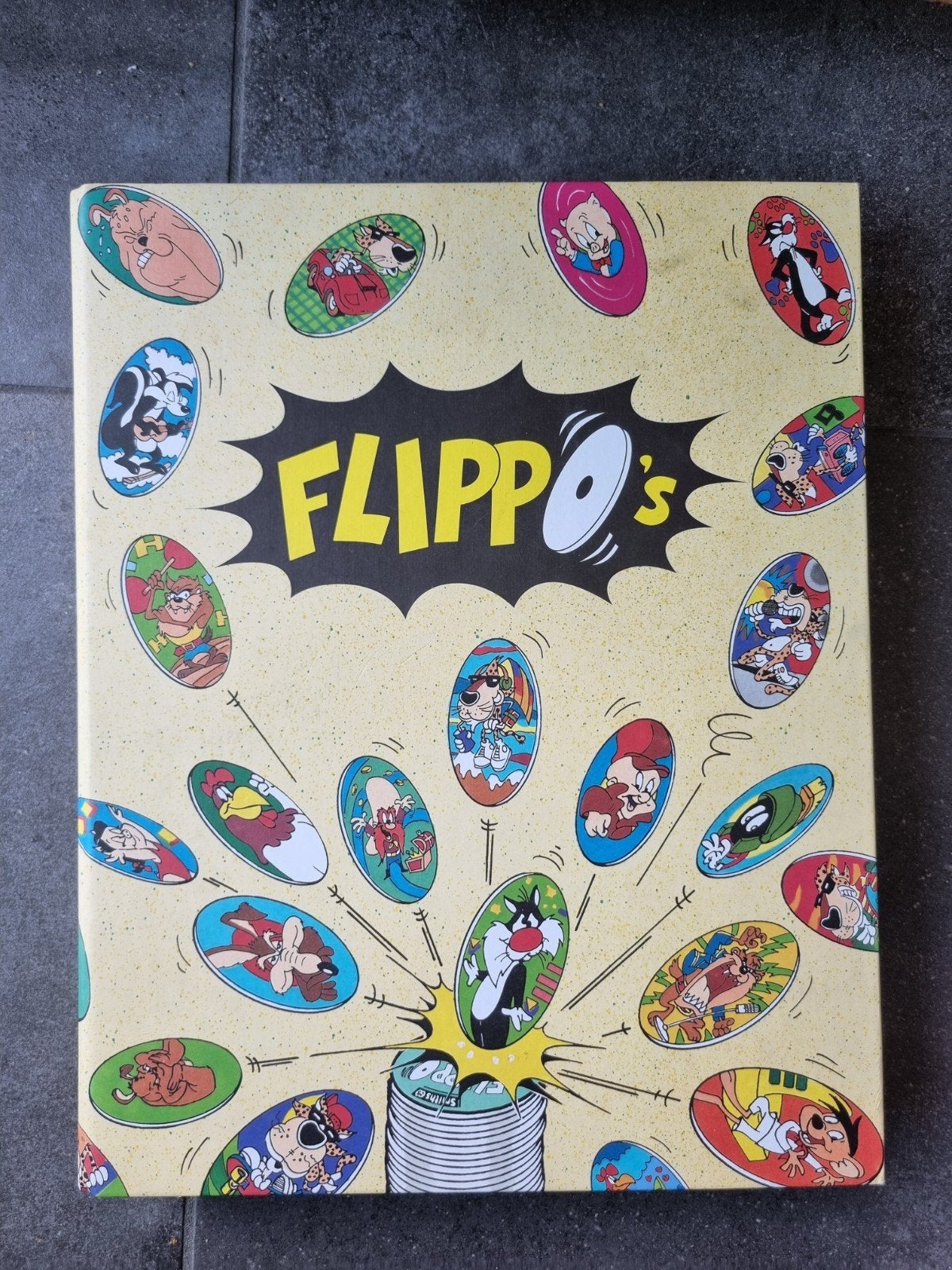 2 Flippo's verzamelmappen plus dubbele flippo's, Ophalen of Verzenden, Looney Tunes, Verzameling, Met verzamelmap(pen)