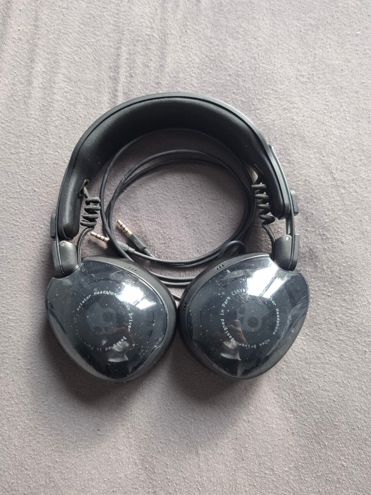 skull candy aviator Hoofdtelefoon - Zwart, Verstelbaar, Zo goed als nieuw, Over-ear, Zwart