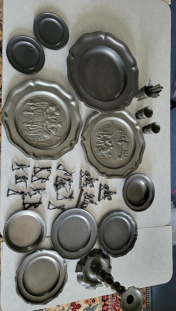 tinnen voorwerpen, Antiek en Kunst, Antiek | Tin, Ophalen