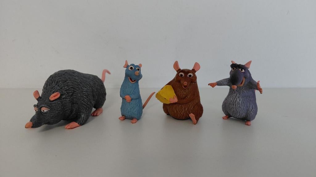 Figuren set Ratatouille disney, Ophalen of Verzenden, Zo goed als nieuw