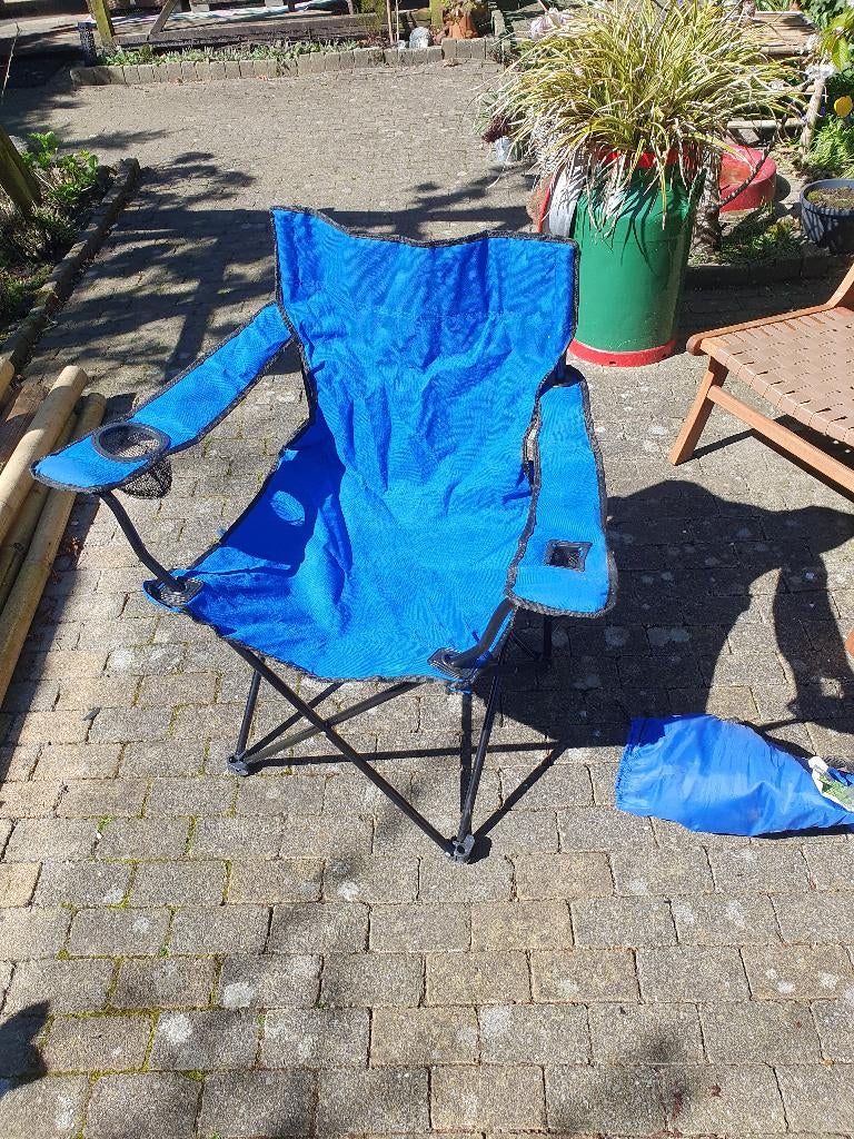 handige opvouwbare vlinderstoel, Caravans en Kamperen, Ophalen, Zo goed als nieuw, Campingstoel