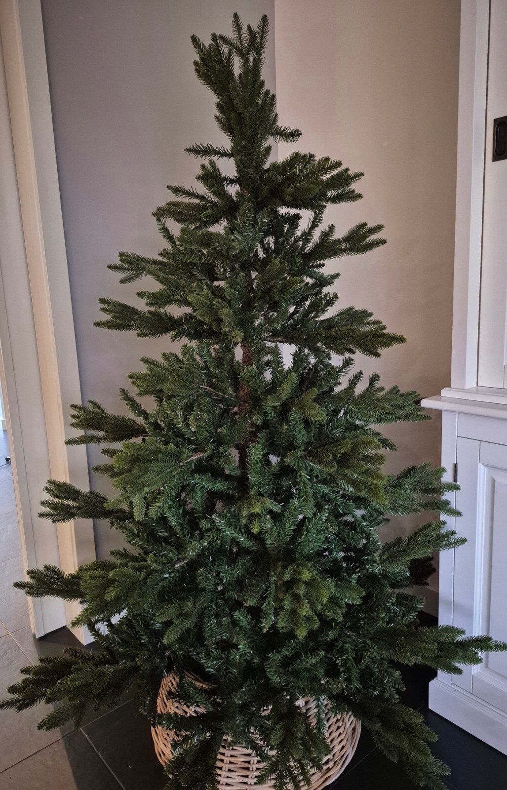 kunst kerstboom, Ophalen, Gebruikt