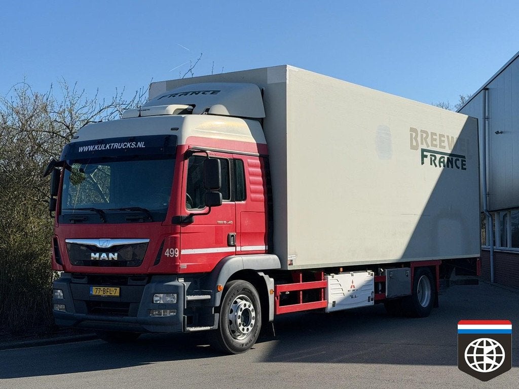 MAN TGM 18 340 XLX - Koelbak -30 graden - Laadklep K1900, Auto's, Vrachtwagens, Bedrijf, Te koop, ABS, Airconditioning, Bluetooth