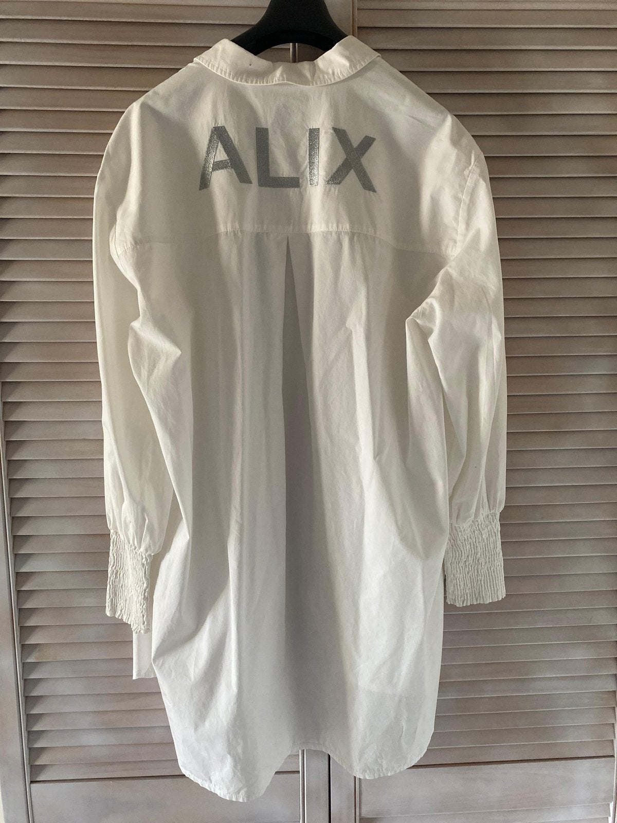 Alix the Label lange blouse wit L, Ophalen, Zo goed als nieuw, Maat 42/44 (L), Wit