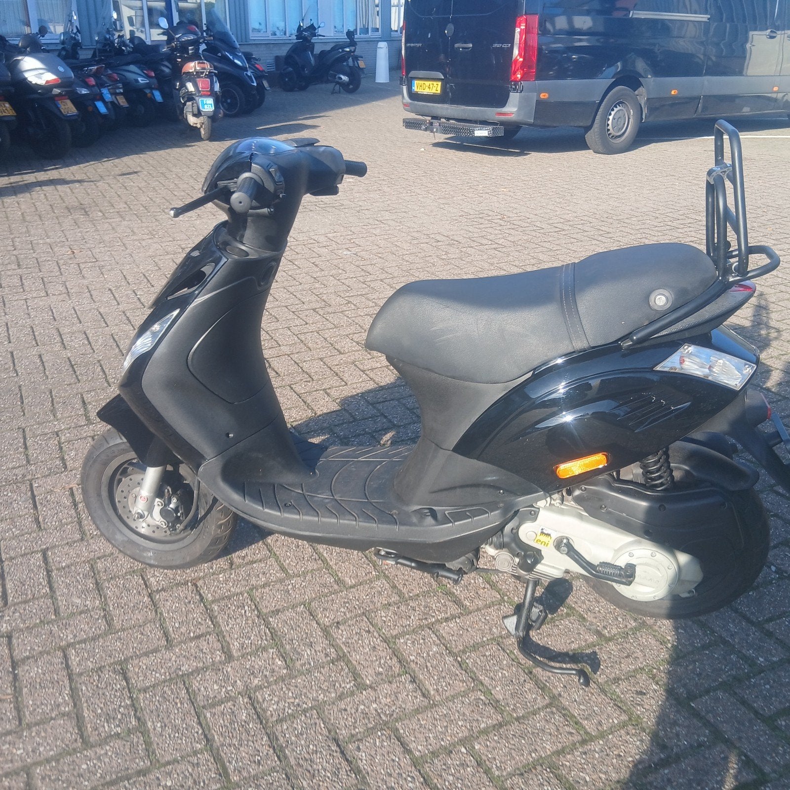 Piaggio Zip Scooter - Zwart, Goede Staat, Ophalen, Gebruikt, Maximaal 45 km/u, Zip