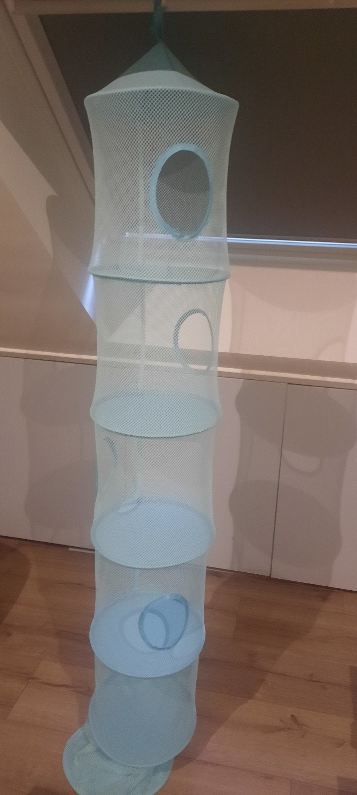 IKEA turquoise hangende opberger voor kinderkamer, Overige kleuren, Ophalen of Verzenden, Zo goed als nieuw, Opbergmeubel