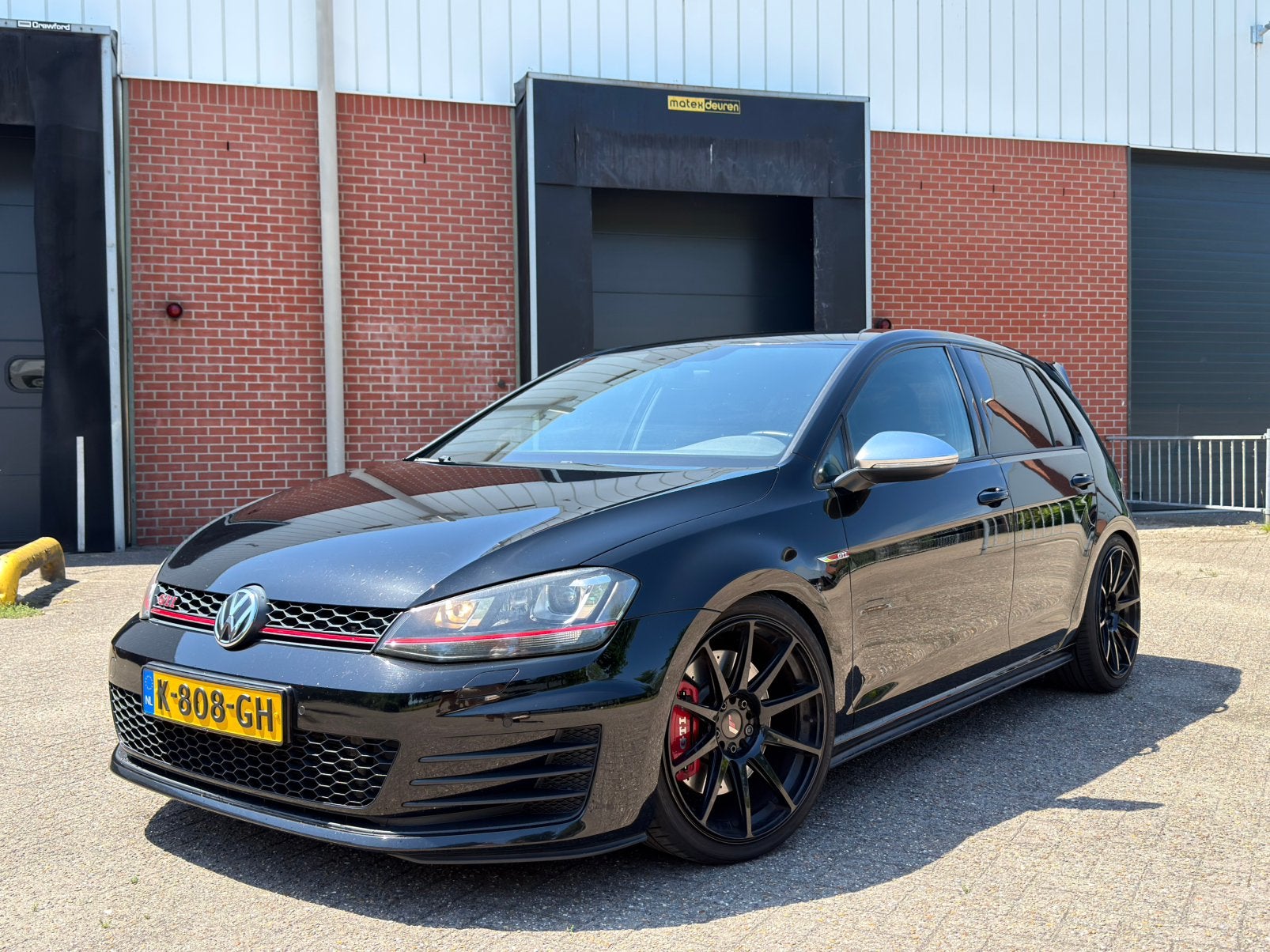 Volkswagen Golf 2.0 TSI GTI Performance, Auto's, Stof, 4 cilinders, Zwart, 1324 kg