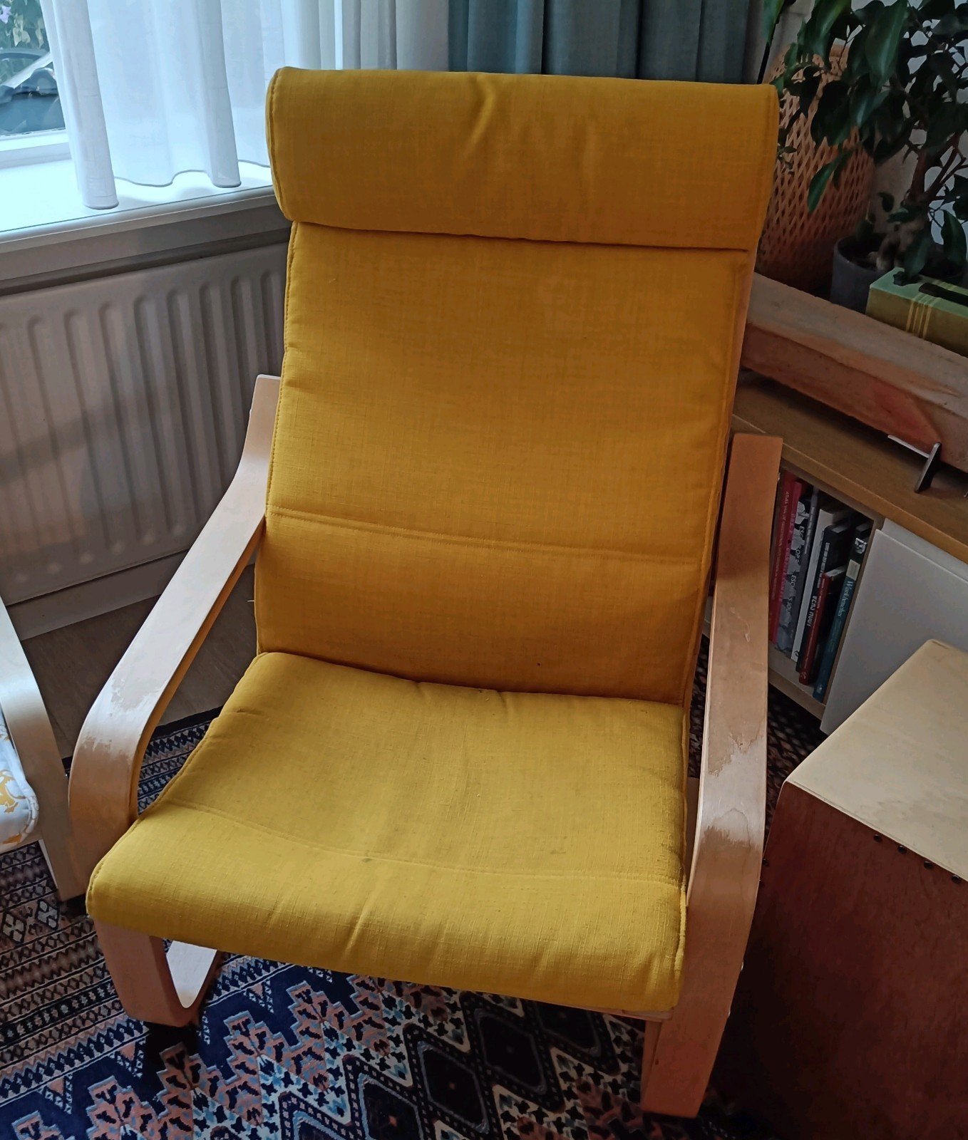Ikea Poang fauteuil, Ophalen, Gebruikt, Stof, Eén