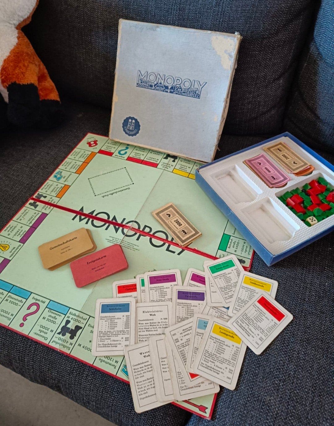 Zeldzame Vintage Duitse Monopoly - Collectors Item, Hobby en Vrije tijd, Een of twee spelers, Ophalen of Verzenden, Gebruikt