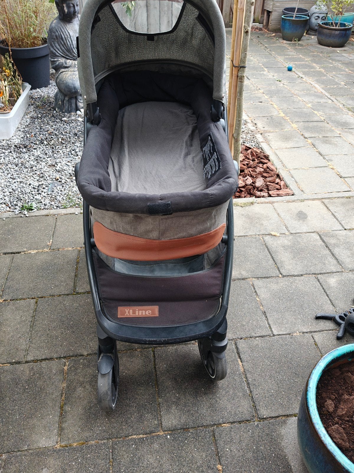X Adventure Xline 3-delige kinderwagen, Zo goed als nieuw, Combiwagen, Met reiswieg, Ophalen