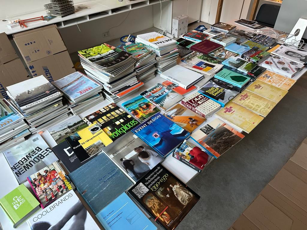 Grote partij boeken: architectuur, design, kunst, reclame, Boeken, Ophalen, Gelezen, Architectuur algemeen