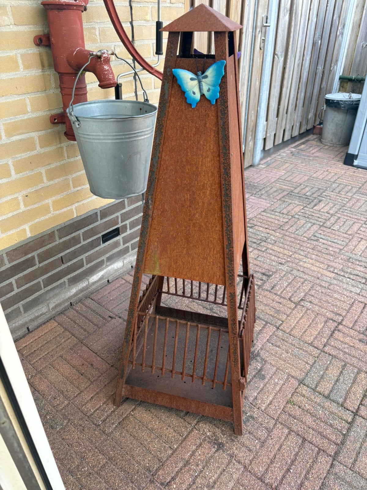 Tuinhaard  vuukorf  Buitenkachel, Tuin en Terras, Ophalen, Gebruikt