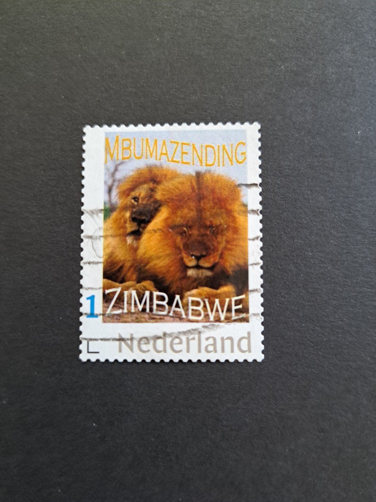 Persoonlijke zegel Mbuma zending, Ophalen of Verzenden, Gestempeld
