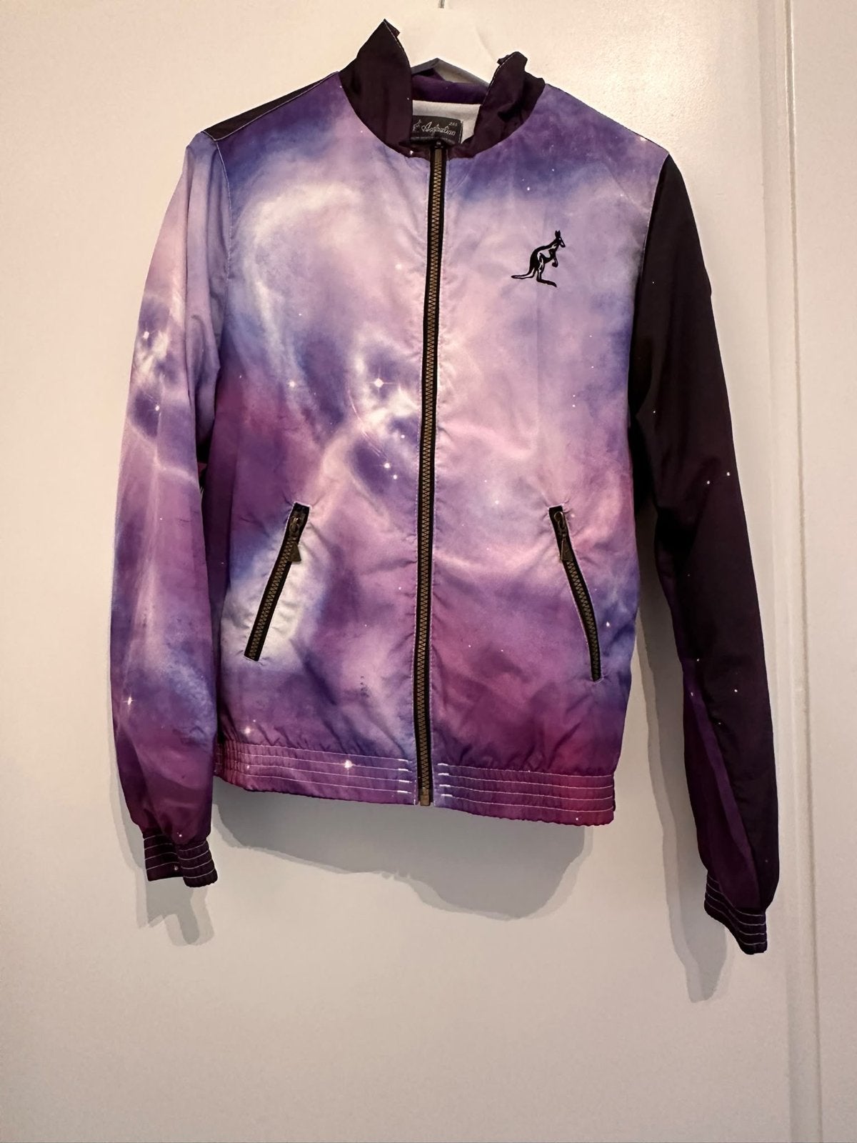 Australian pak galaxy print limited edition, Ophalen, Zo goed als nieuw, Maat 34 (XS) of kleiner, Paars