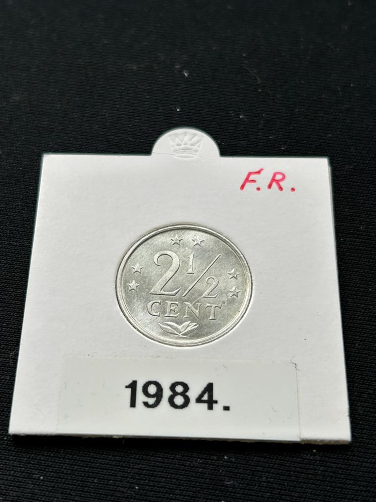 2.5 c 1984 Nederlandse Antillen, Verzenden, Nederland, Munten