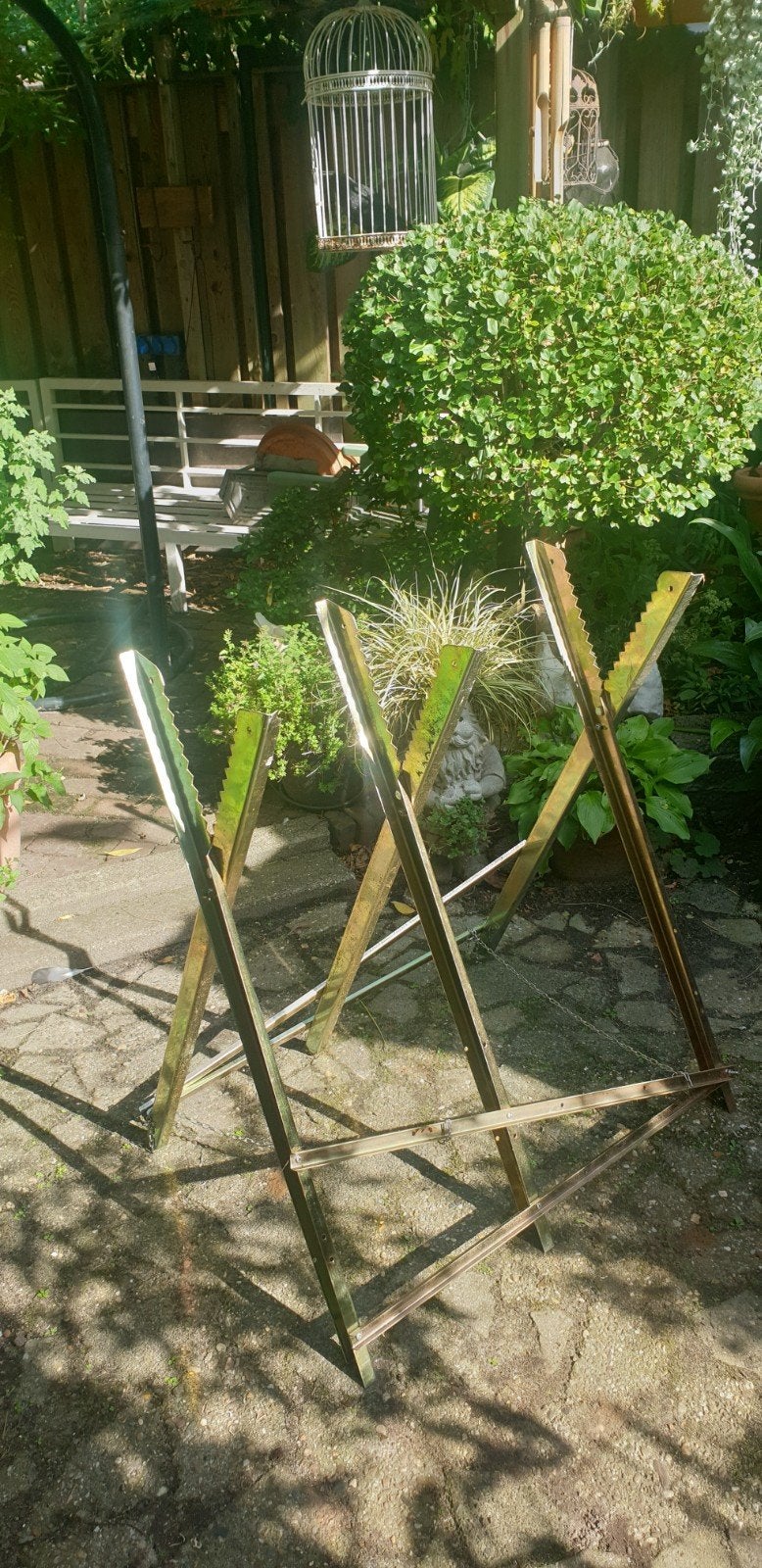 stalen zaagbok, Tuin en Terras, Minder dan 3 m³, Ophalen