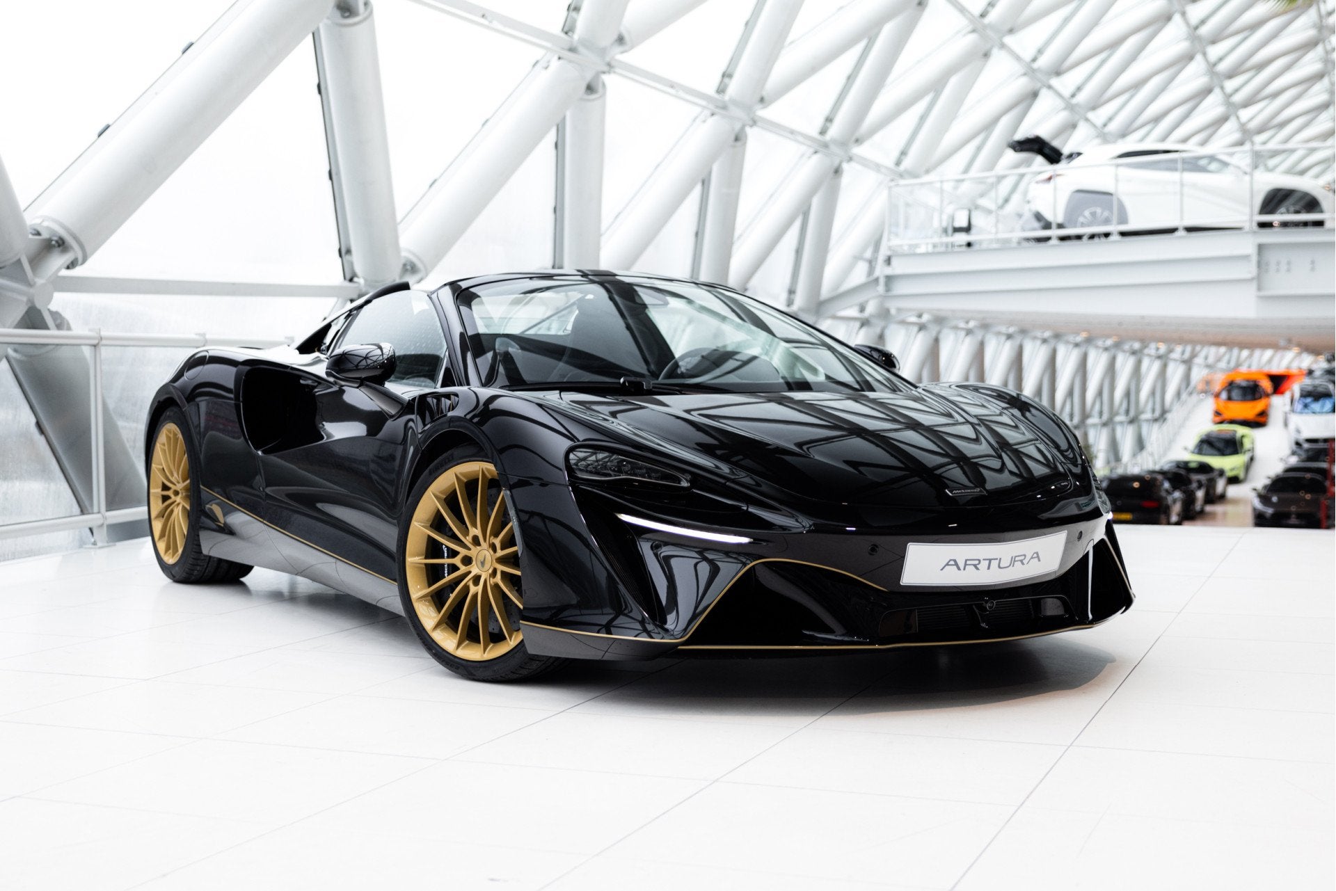 McLaren Artura Spider 3.0 V6 Plug-in | JPS Livery | Tech Pac, Auto's, McLaren, Automaat, Achterwielaandrijving, 2993 cc, Cabriolet