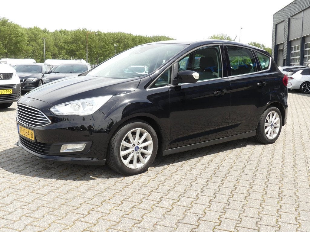 Ford C-Max 1.0 Titanium / Navigatie / Panoramadak / Apple Ca, Voorwielaandrijving, Gebruikt, Euro 6, Zwart