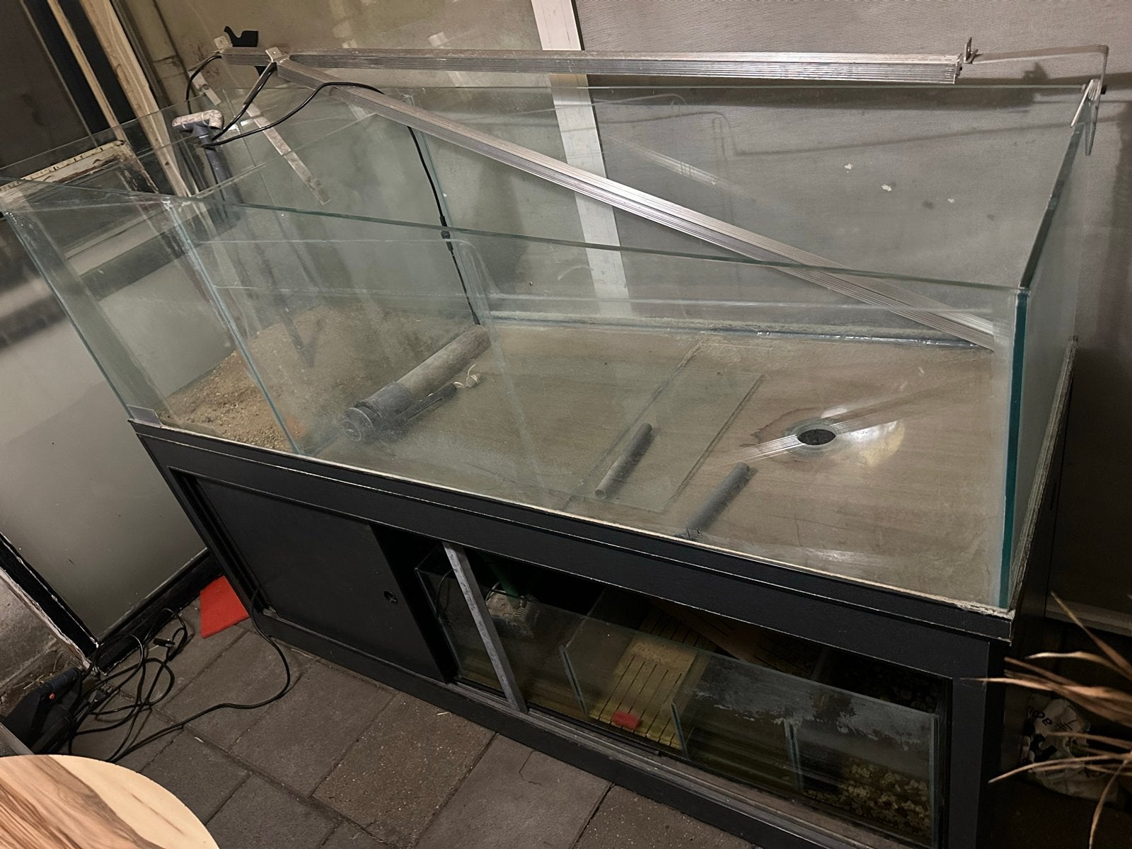 Leeg aquarium, Dieren en Toebehoren, Vissen | Aquaria en Toebehoren, Ophalen, Gebruikt, Overige merken, Leeg aquarium