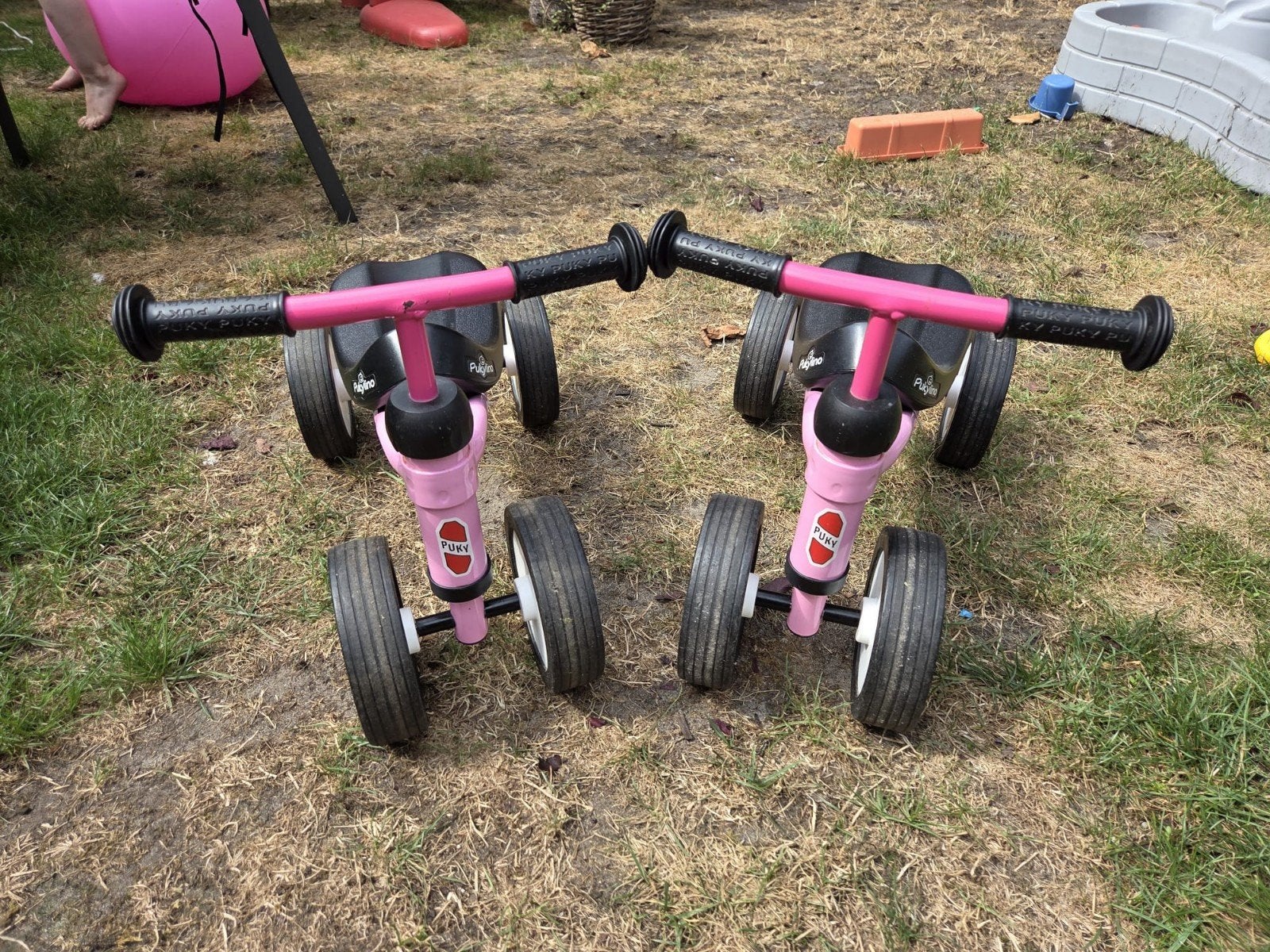 2 roze puky loopfietsjes, Kinderen en Baby's, Speelgoed | Buiten | Skelters, Ophalen, Gebruikt, Puky