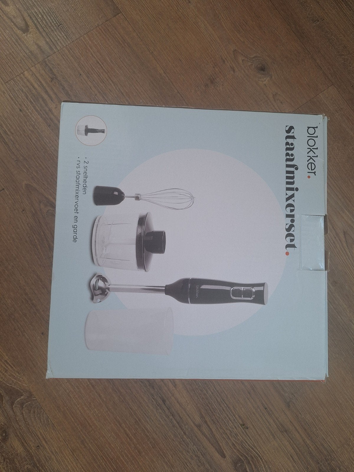 Blokker Staafmixerset - Nieuw in doos, Witgoed en Apparatuur, Keukenmixers, Minder dan 1 liter, Ophalen, Nieuw, 2 snelheden