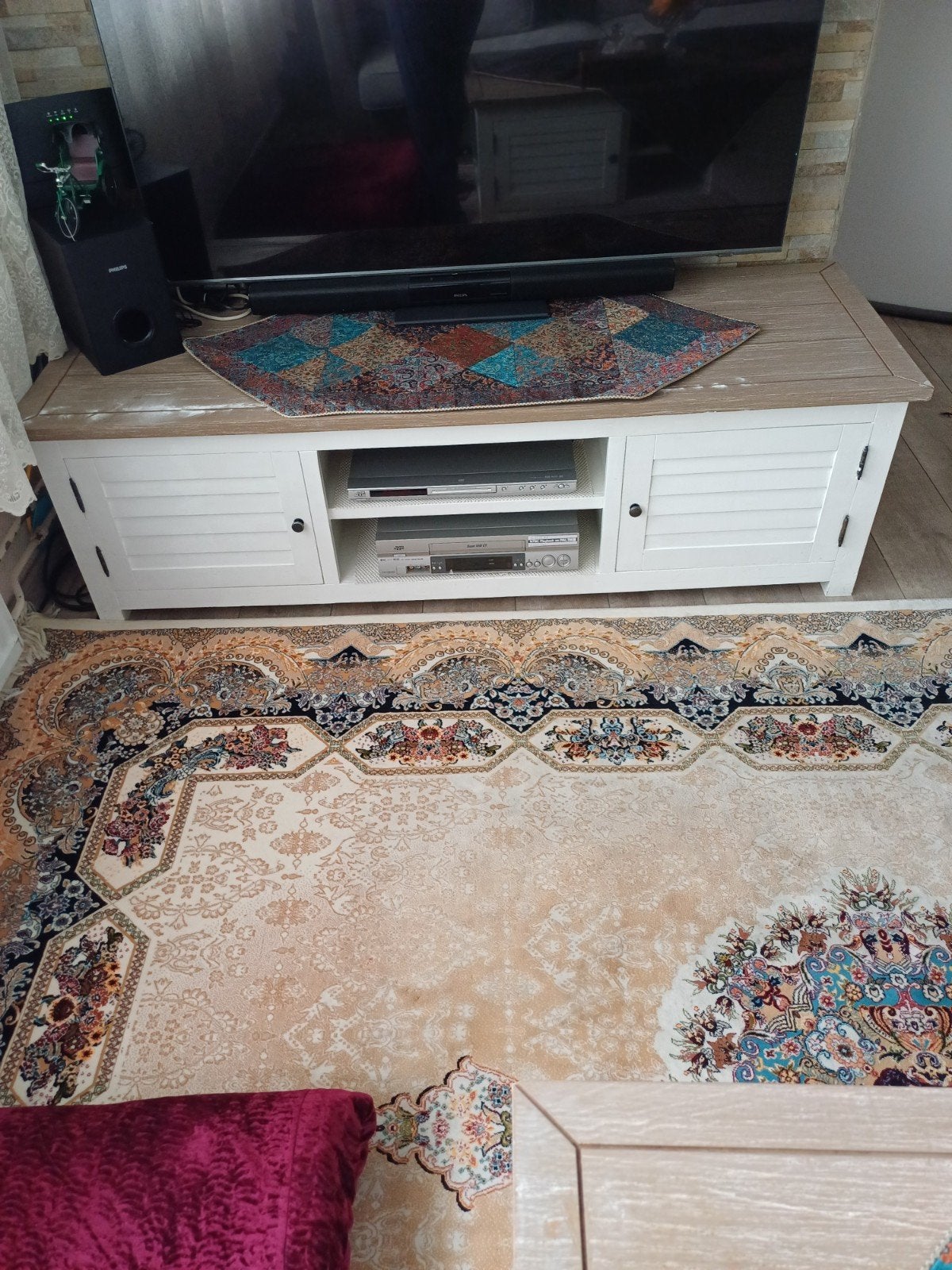 Dressoir salontafel tv tafel met tv, Ophalen of Verzenden, 25 tot 50 cm