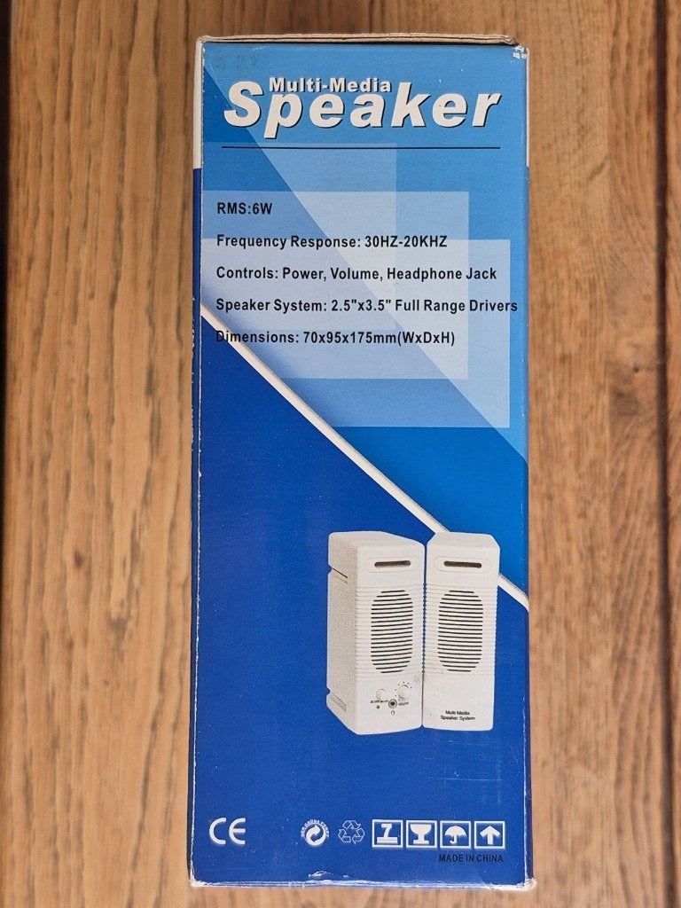 PC/Laptop speakerset nieuw in doos, Computers en Software, Ophalen of Verzenden, Nieuw, Audiokanaal 2.1