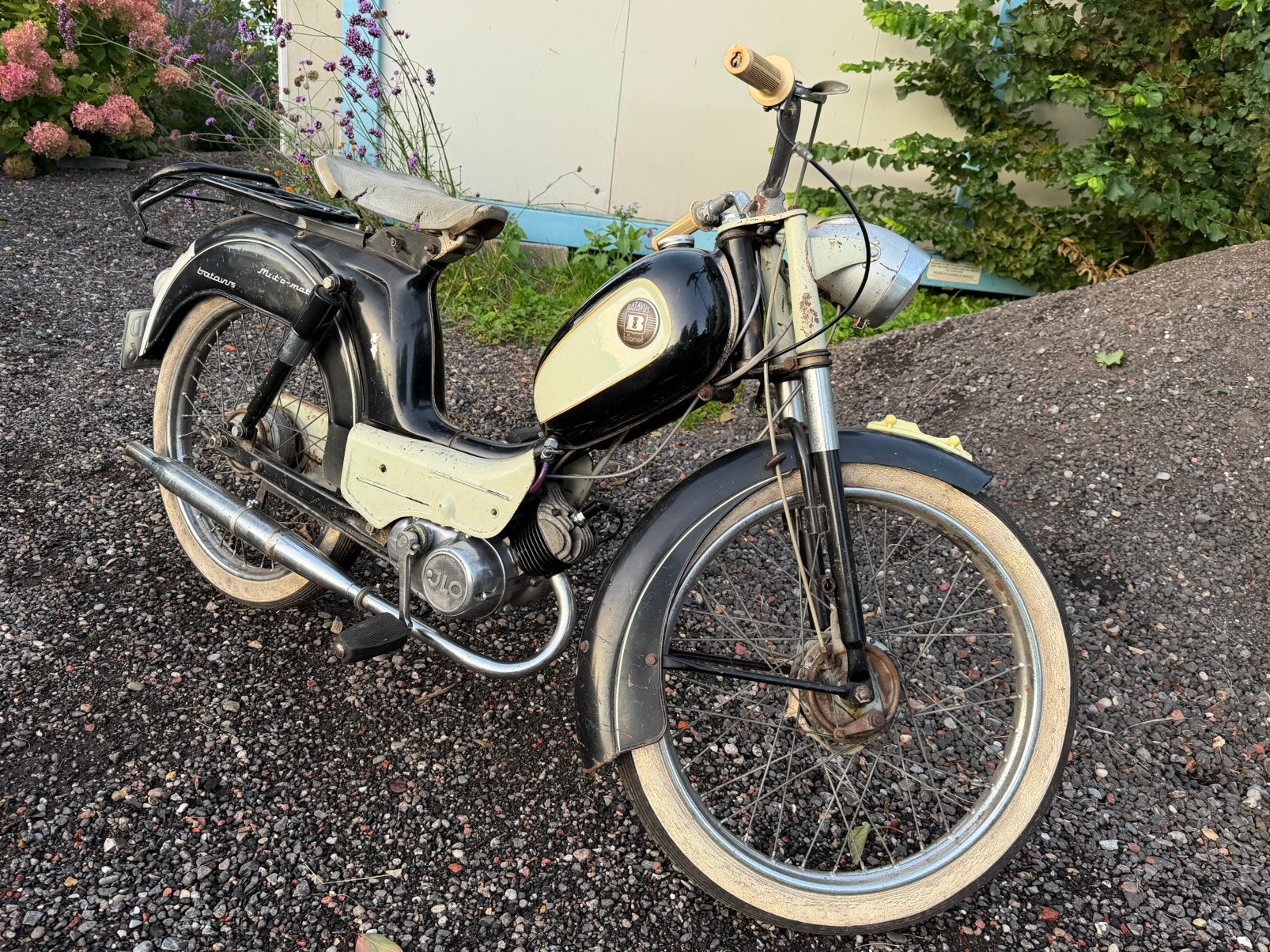 Batavus mot o mat met kenteken, Ophalen, Batavus