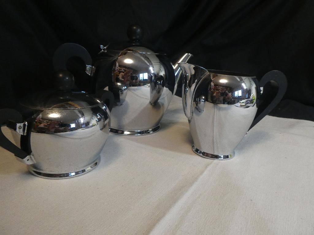 Design ALESSI Bombe' theeservies theepot, melkkan, suikerpot, Ophalen of Verzenden