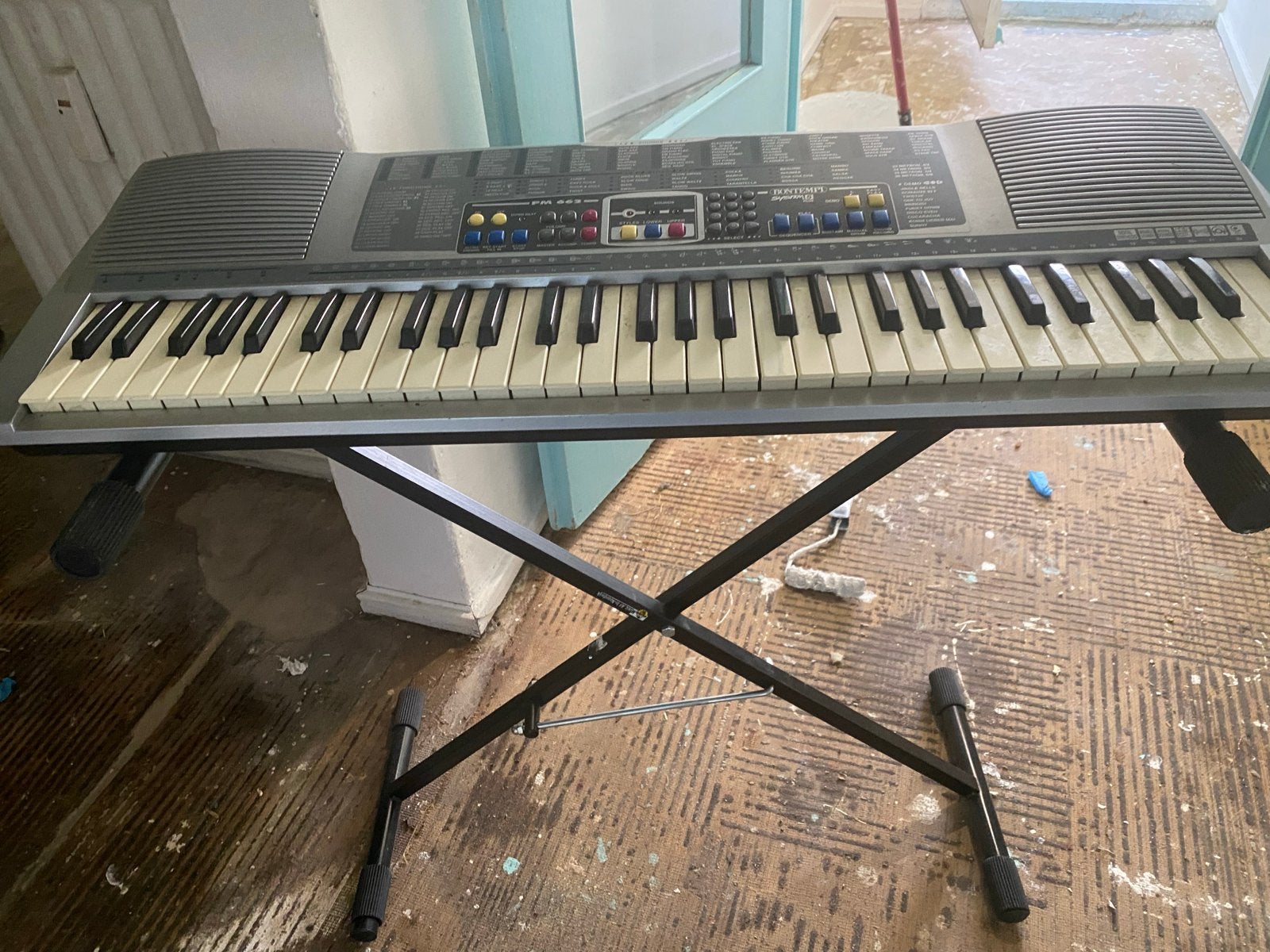 Bontempi PM 662 Piano Keyboard met standaard, Muziek en Instrumenten, Met standaard, Ophalen, Overige merken, 61 toetsen