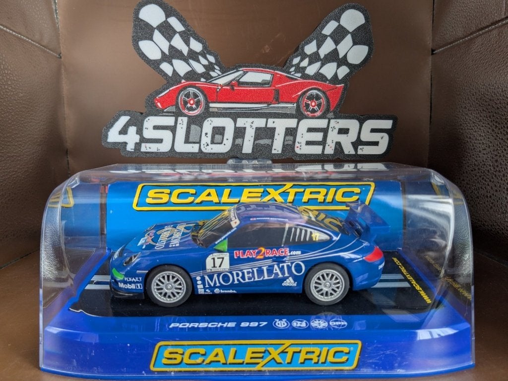 Scalextric Porsche 997 GT3 #17 Morellato, Kinderen en Baby's, Ophalen of Verzenden, Nieuw, Elektrisch, Overige merken
