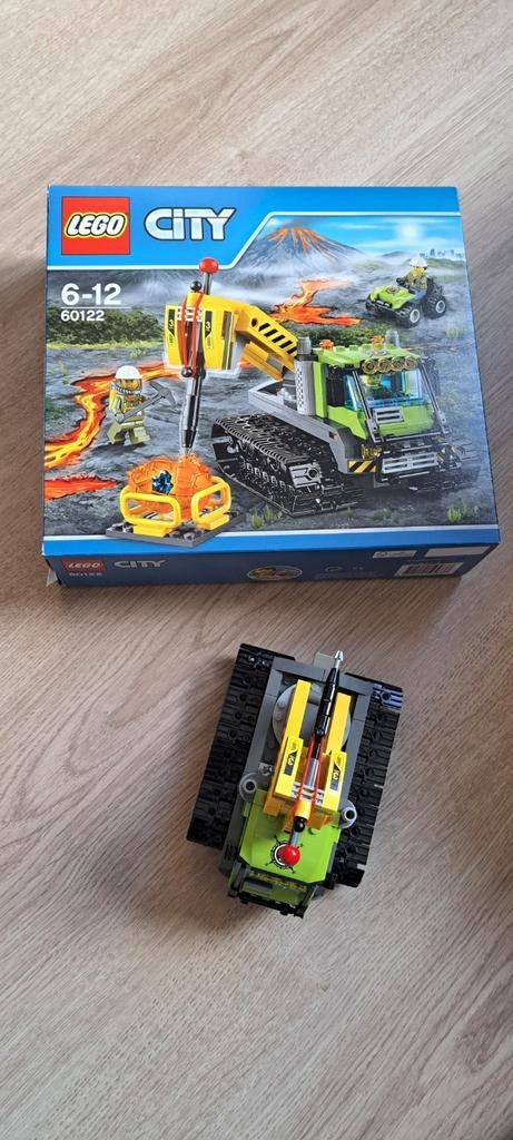lego city 60122 Vulkaan Crawler, Ophalen of Verzenden, Zo goed als nieuw