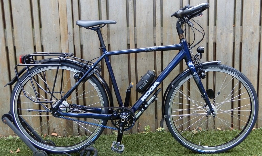 Koga WorldTraveller-S 54 Cm Magura+Riemaandrijving+Son ZGAN!, Versnellingen, Zo goed als nieuw, 53 tot 57 cm, Ophalen