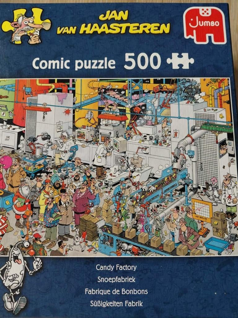 Jan van Haasteren, Ophalen, 500 t/m 1500 stukjes, Zo goed als nieuw, Legpuzzel