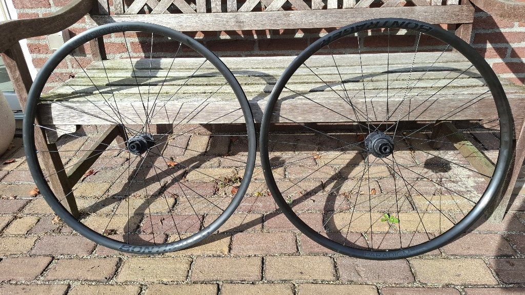 wielset Bontrager Paradigm SL, Gebruikt, Bontrager, Aluminium, Racefiets