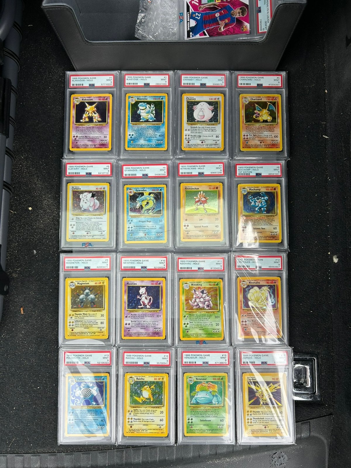 Complete base psa 9 holo set, Ophalen of Verzenden, Zo goed als nieuw, Meerdere kaarten