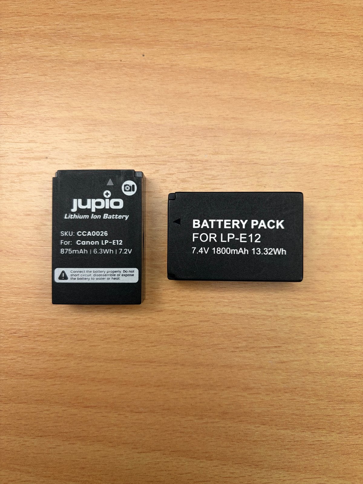 Jupio Accu voor Canon LP-E12 (2 stuks), Audio, Tv en Foto, Zo goed als nieuw, Jupio, Canon, Accu