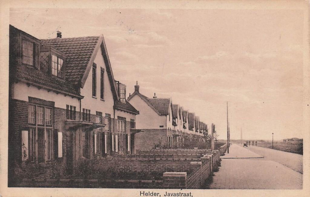 JN806 Den Helder Javastraat 1920, Verzenden, Voor 1920, Gelopen, Noord-Holland