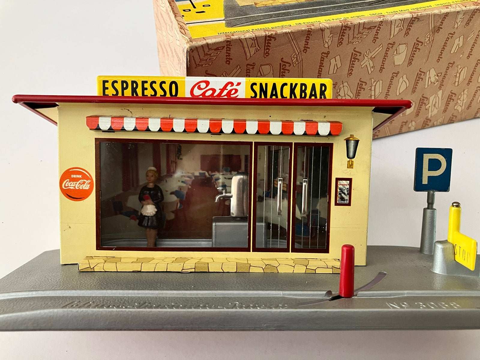 Schuco Varianto 3068 Espresso Café Snackbar met doos, Ophalen of Verzenden