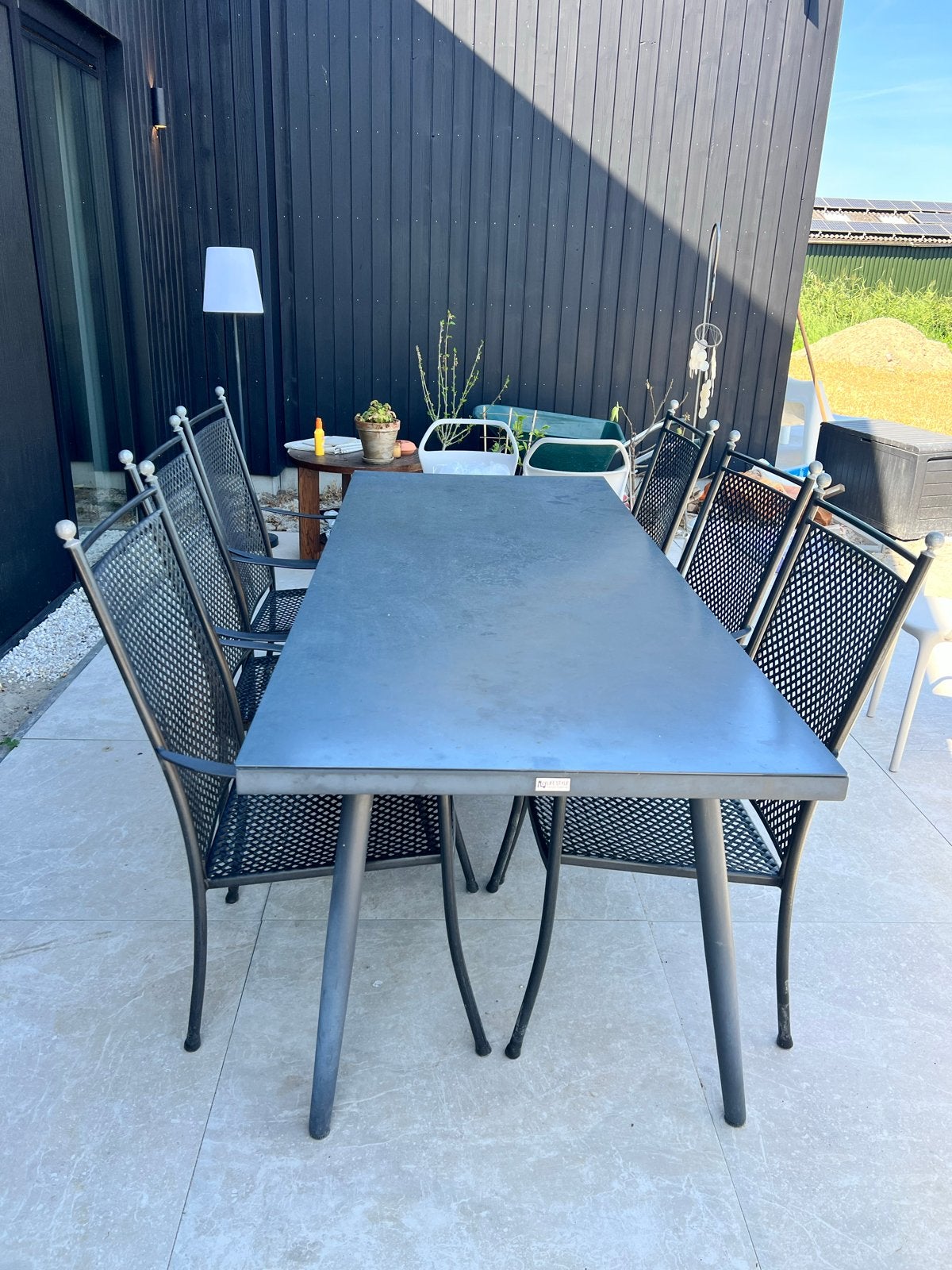 Hartman zware metalen tuinstoelen, Ophalen, Gebruikt, Metaal