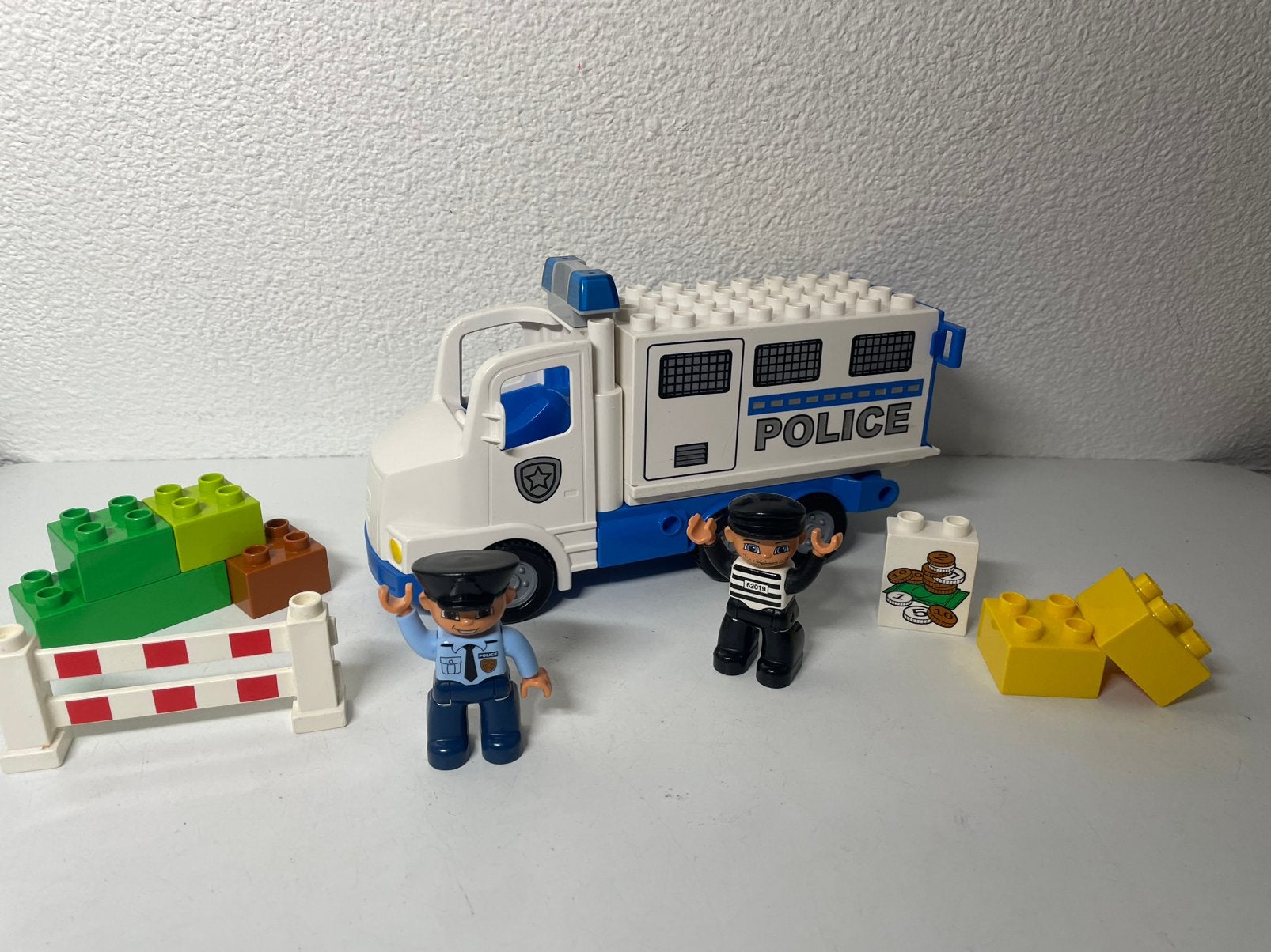 Duplo 5680 Ville Politietruck, Ophalen of Verzenden, Zo goed als nieuw, Compleet, Duplo