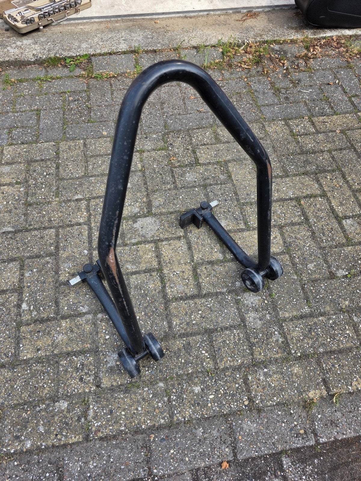 Motorfiets paddockstand achterwiel, Motoren, Verzenden, Gebruikt