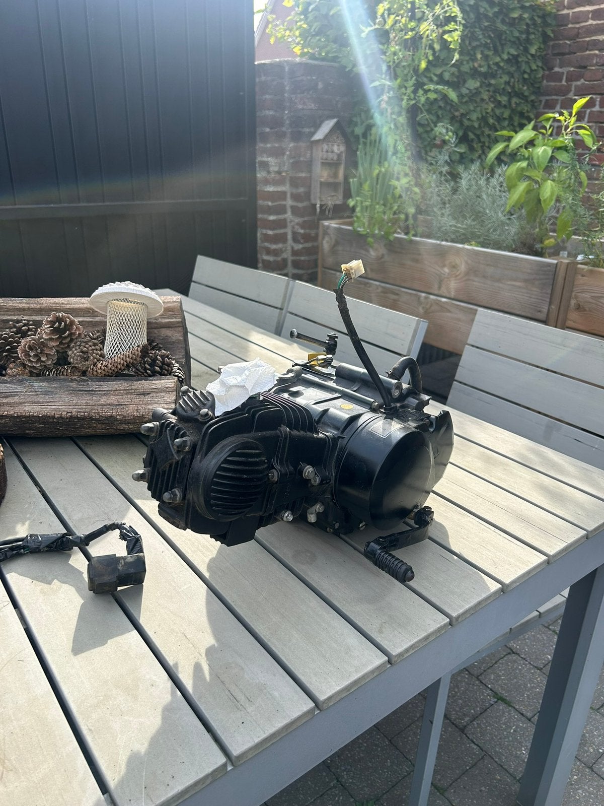 140cc pitbike/dax motor, Ophalen, Gebruikt, Blok