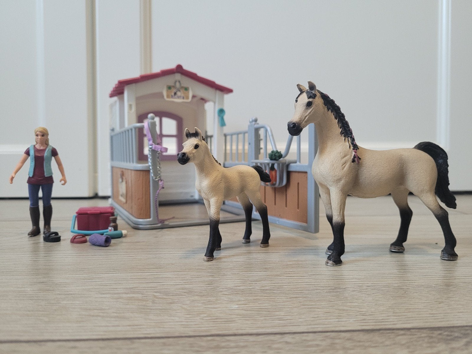 Schleich paard stal 42369, Verzenden, Zo goed als nieuw