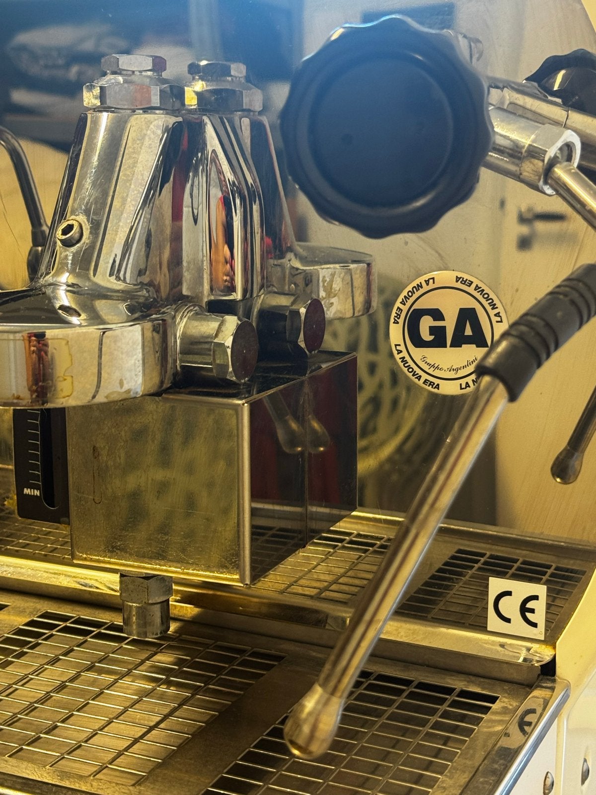 Professionele La Nuova Era Espresso Apparaat, Gebruikt, Espresso apparaat, 10 kopjes of meer, Koffiebonen