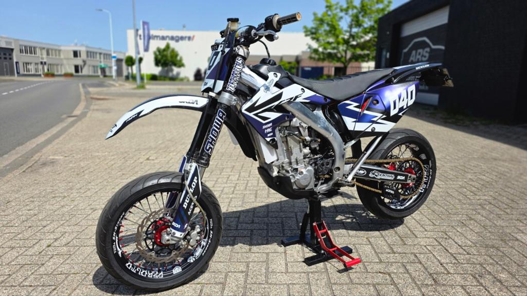 Honda HM CRF 450 X 2010 supermoto, Sportuitlaat, Gebruikt, 449 cc, Particulier