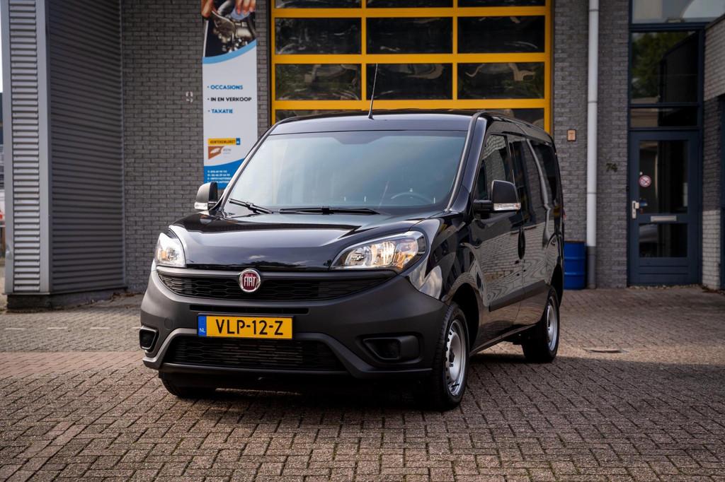 Fiat Doblò Cargo 1.6 MJ L1H1 S Basis, Voorwielaandrijving, 4 cilinders, Zwart, Origineel Nederlands