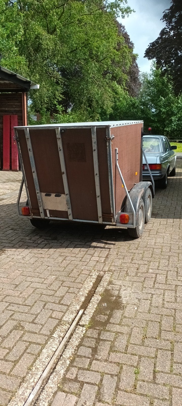 Verzinkte dichte aanhangwagen autokar crossmotor motorhobby, Auto diversen, Aanhangwagen-onderdelen, Ophalen
