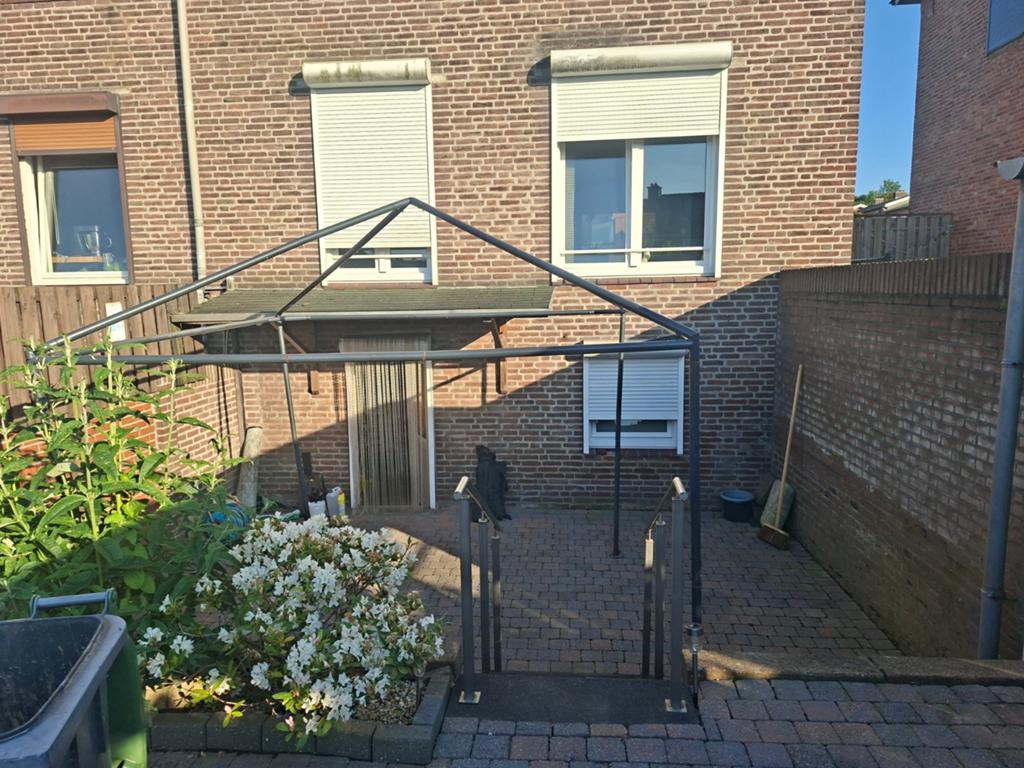 Stevig metalen frame voor paviljoen 3x3, Tuin en Terras, Partytenten, Gebruikt, Overige typen, 4 tot 6 meter, 5 tot 8 meter