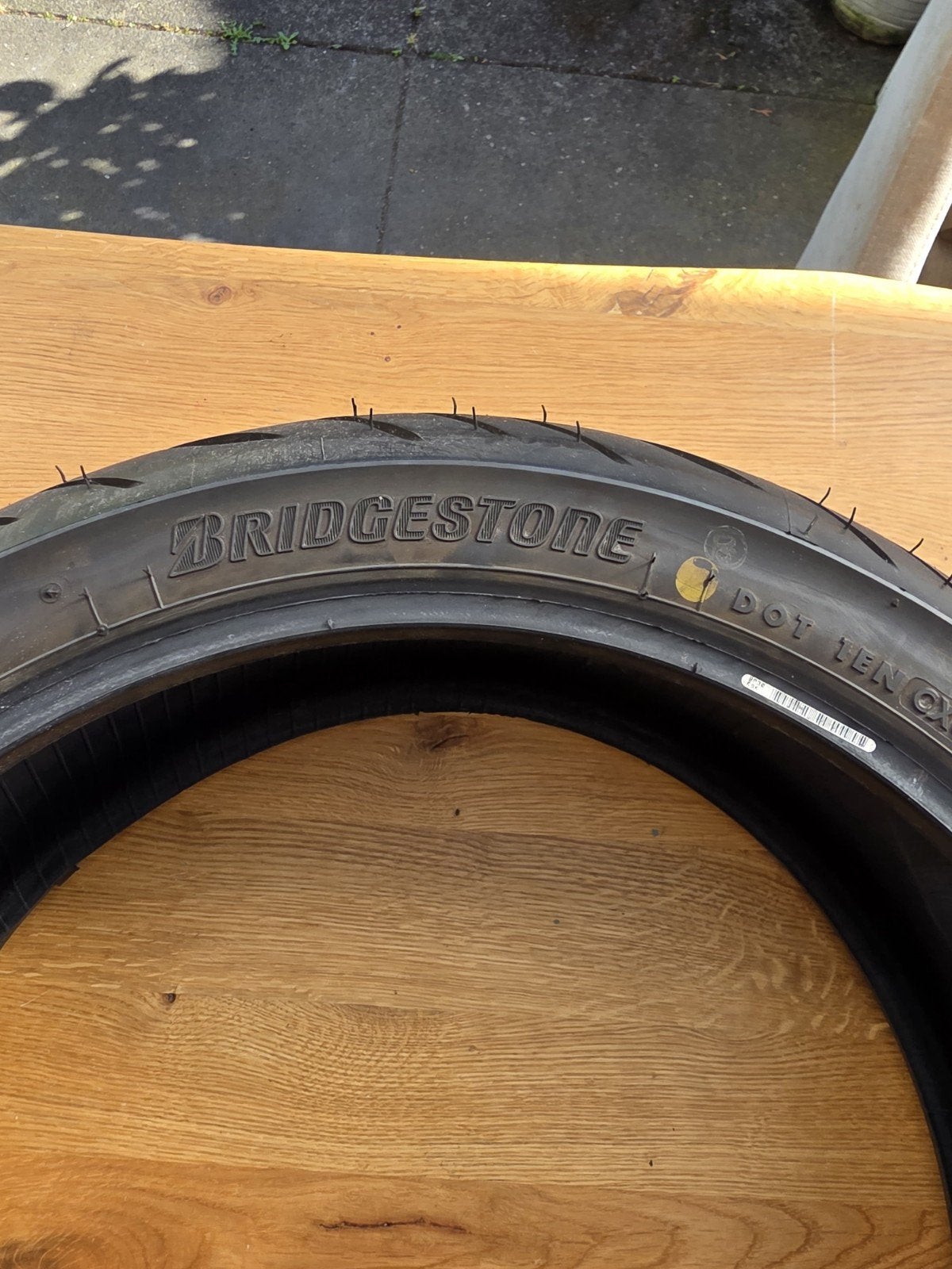 Bridgestone Battlax T32R Sport set 120/70 ZR17 190/55 ZR17, Motoren, Ophalen, Gebruikt